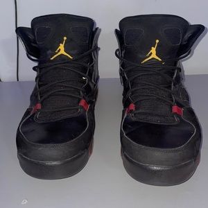 Jordan 6, don’t know too much about them they are just collecting dust.
